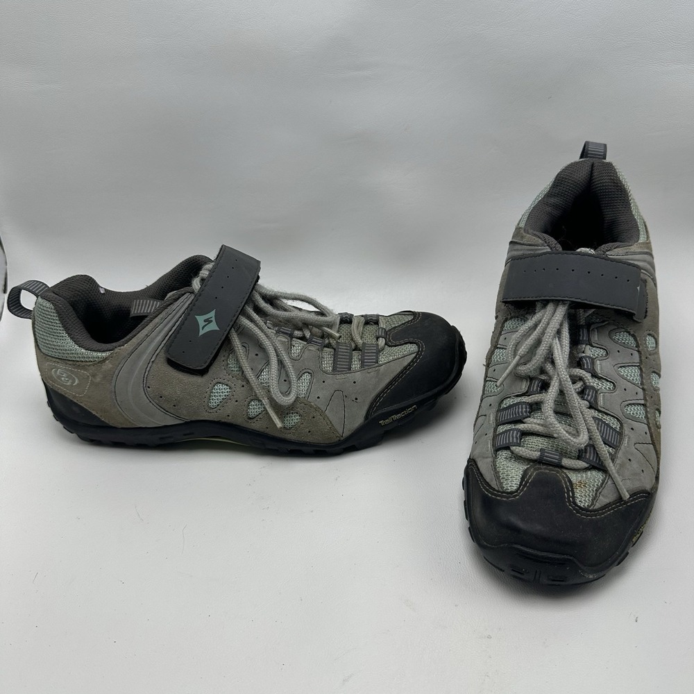 Specialized Women Tahoe WMN MTB Mountain Bike‎ Cycling Shoes 6127-2140 Gray Sz 9